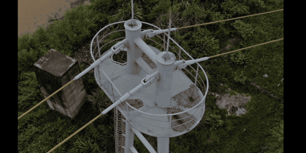 LiDAR drone tower inspection