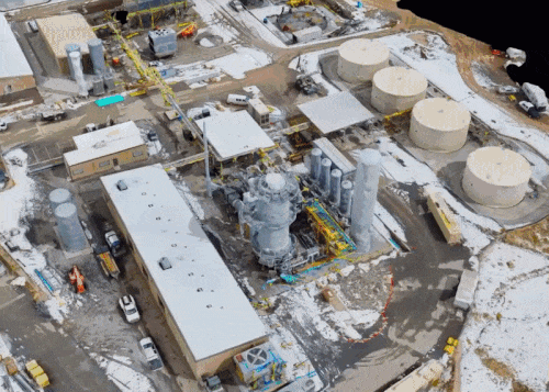 Drone photogrammetry for construction