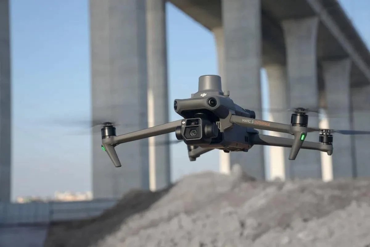 Drone aerial inspection for construction sites